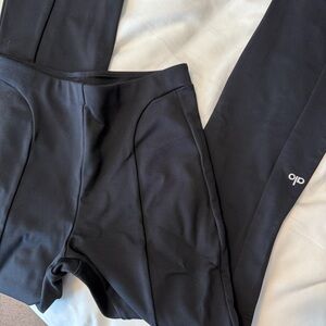 ALO Yoga Black flare pants size small
